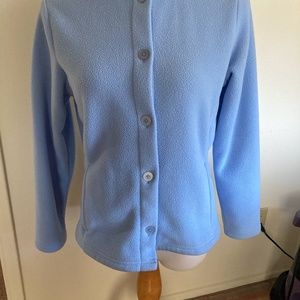 LLBean blue Polartec warm jacket, size small